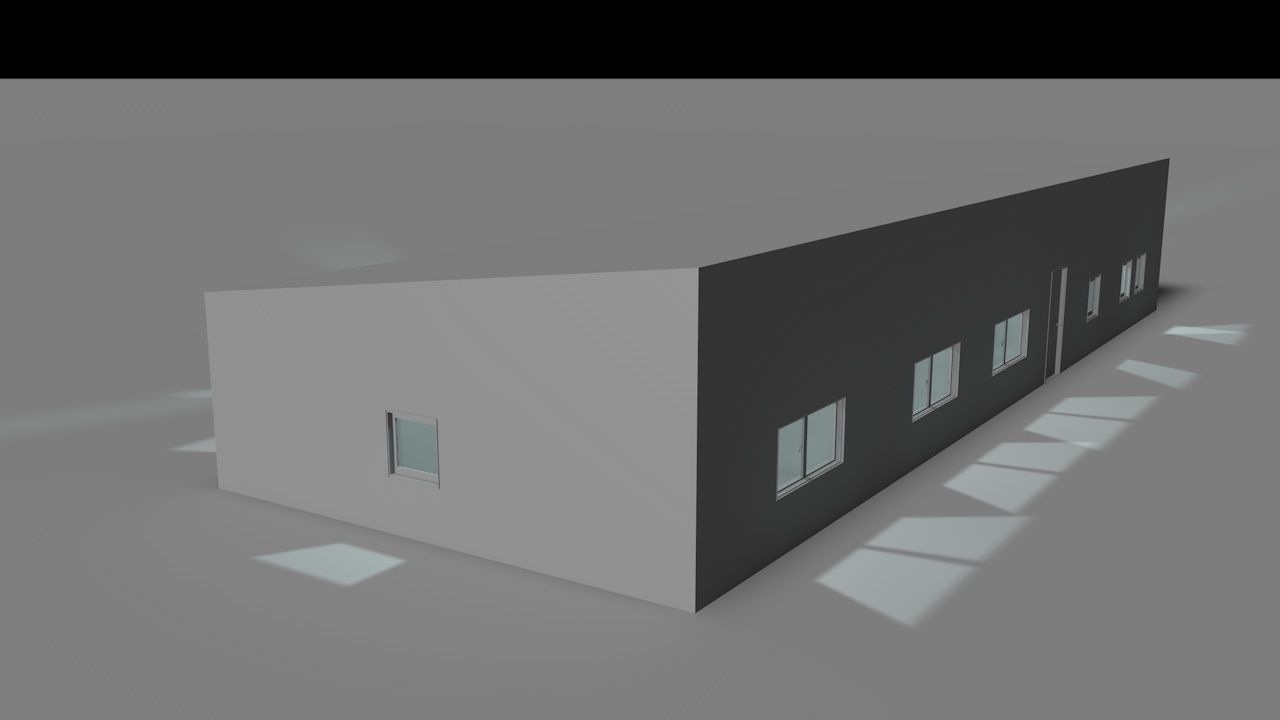 House package - low poly - 40 1-floor houses Low-poly 3D model_36