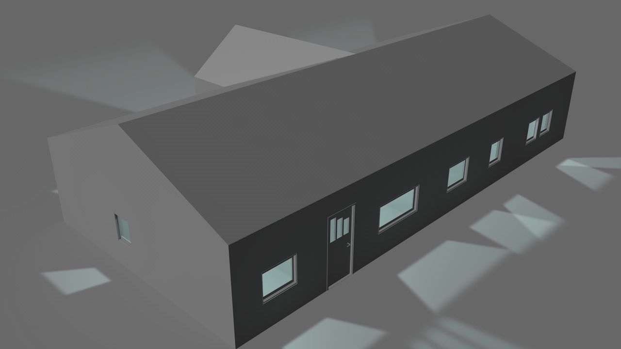House package - low poly - 40 1-floor houses Low-poly 3D model_84