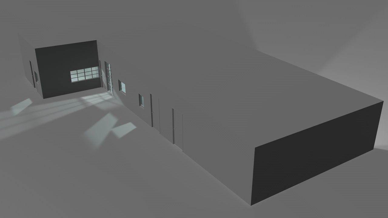 House package - low poly - 40 1-floor houses Low-poly 3D model_93