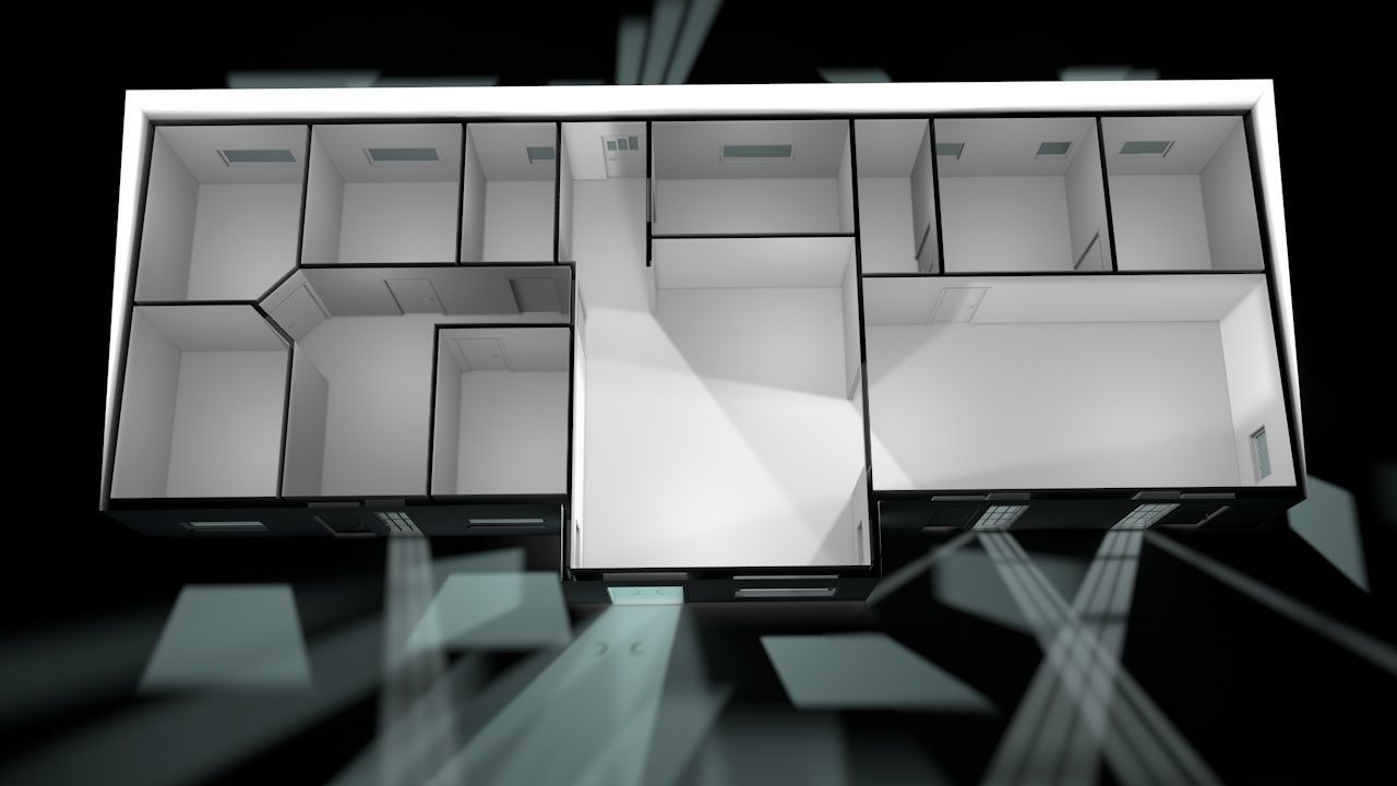 House package - low poly - 40 1-floor houses Low-poly 3D model_149