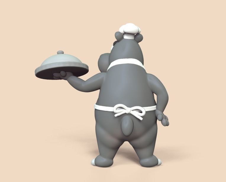 Cook Hippo 3D print model_2