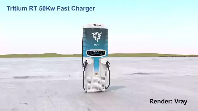 Tritium 50Kw DC Fast Charger 3D model