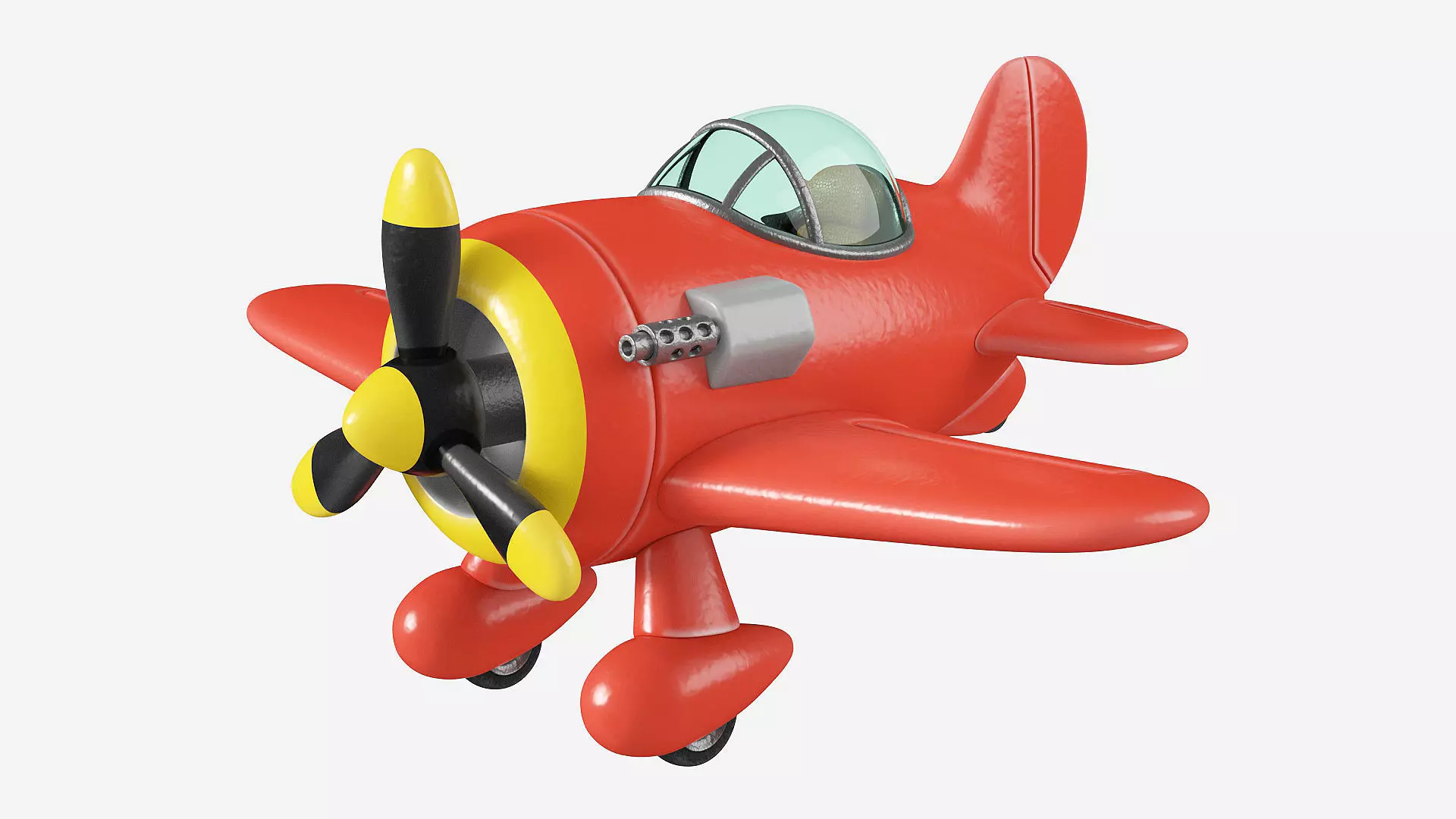 Single seat plane 3D model