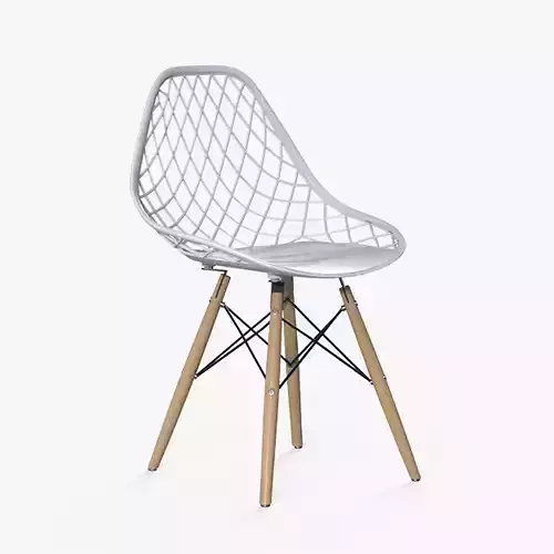 Lotus Dining Chair white