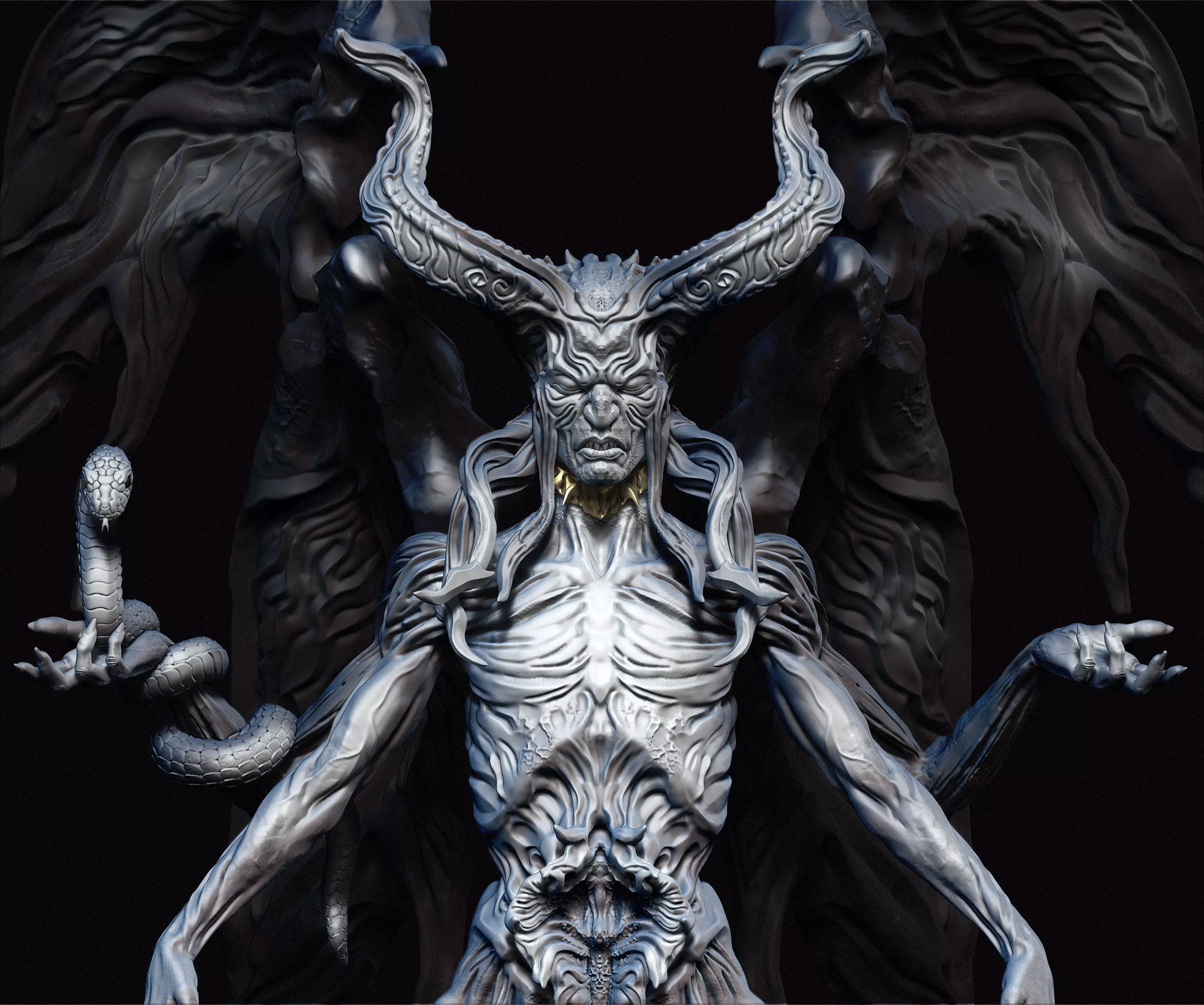 Astaroth  demon 3D print model_0