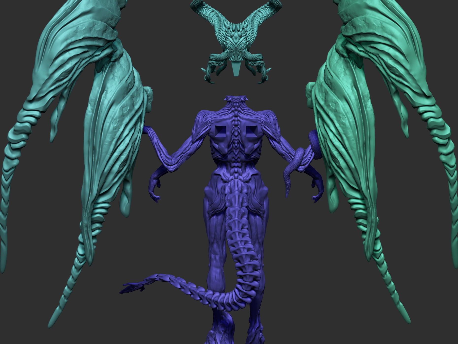 Astaroth  demon 3D print model_9