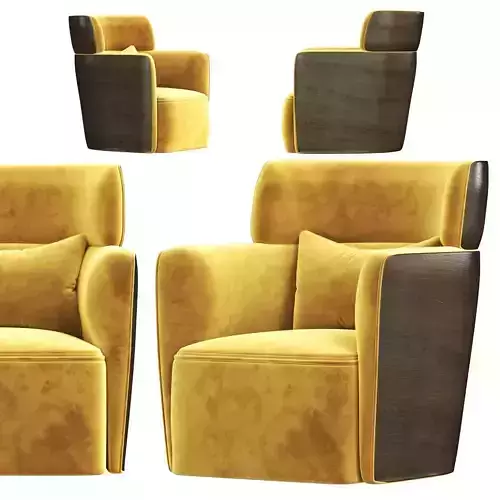 Flou SOFTWING Armchair 3D model