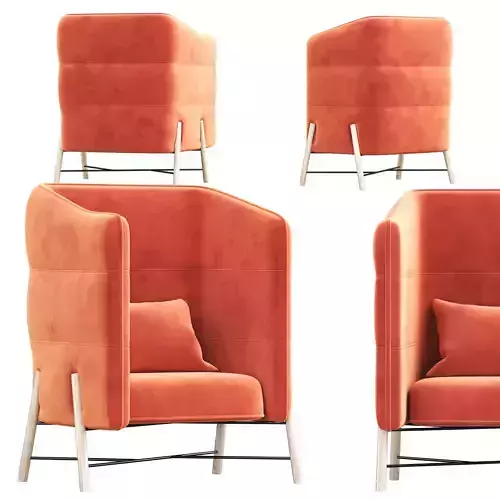 MYSPOT BOND Armchair by SilentLab 3D model