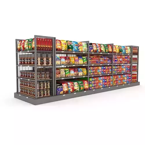 3D Market snack section