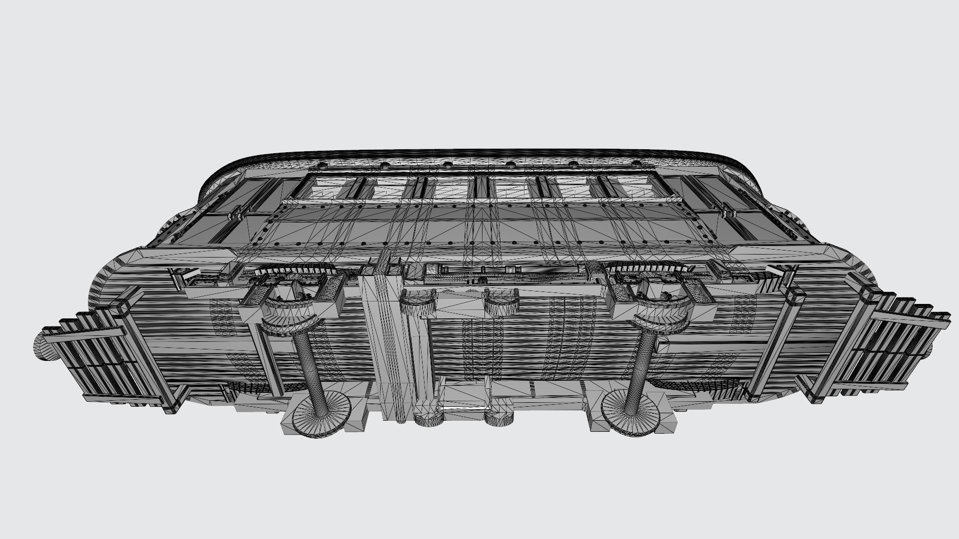 Train car 3D print model_3