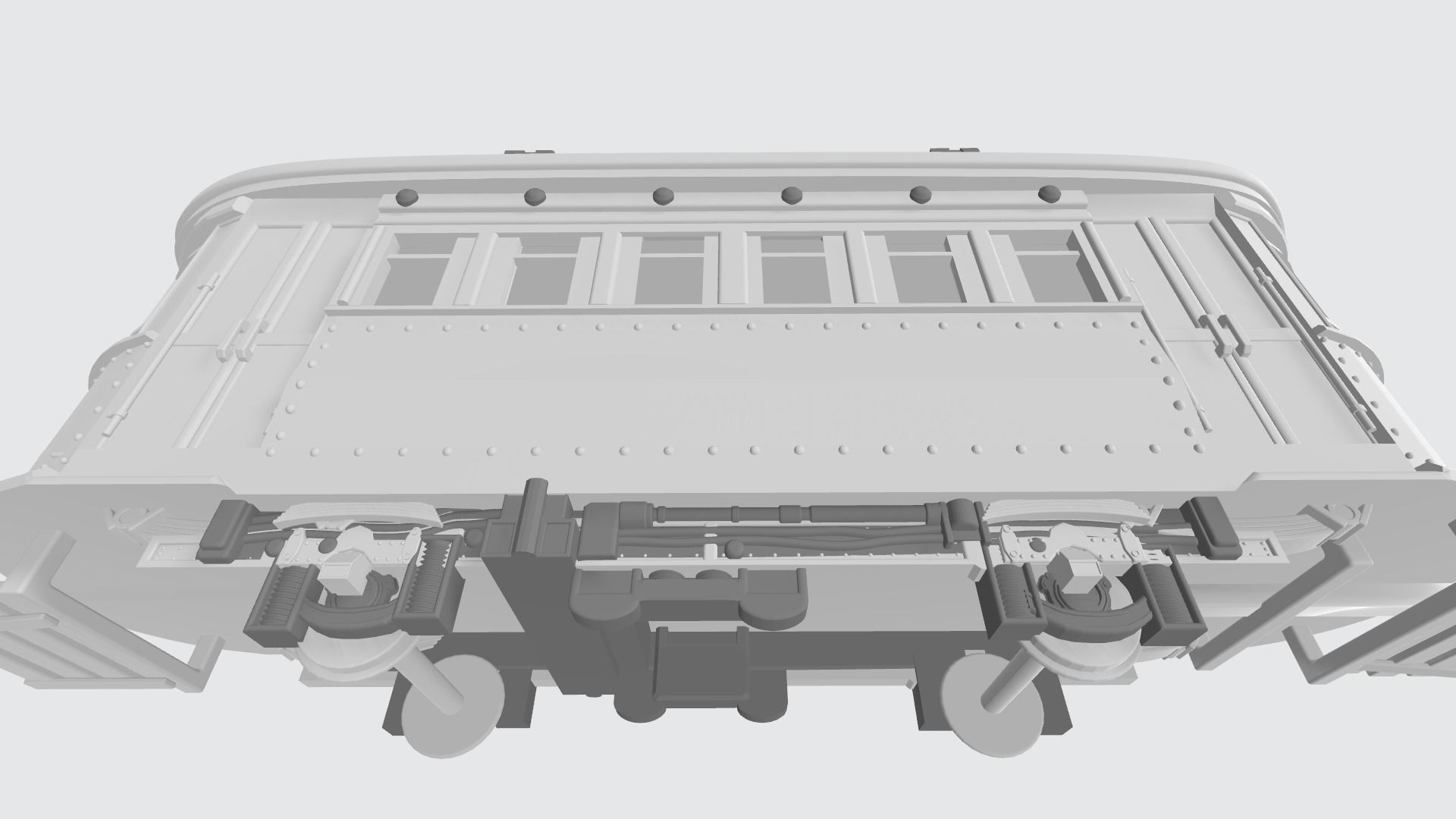 Train car 3D print model_5