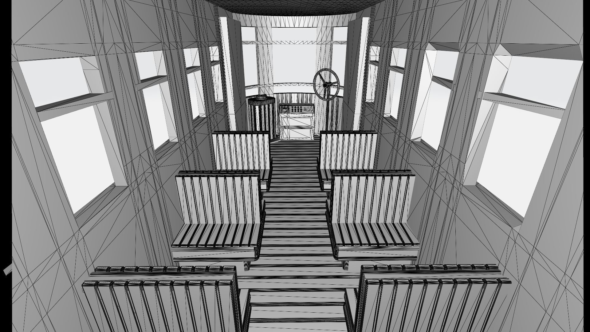 Train car 3D print model_4