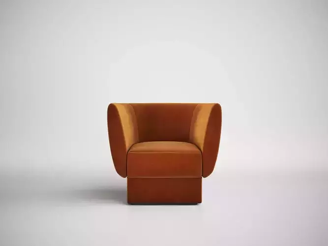 Klay Armchair By Charlotte Biltgen 3D model