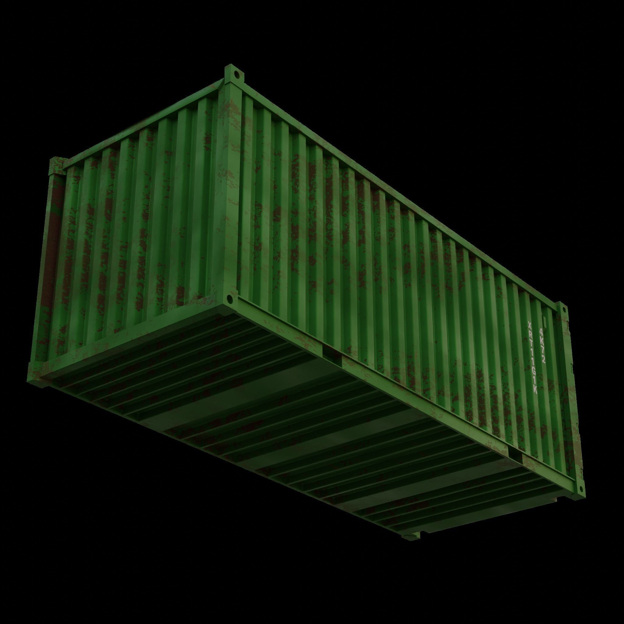 Shipping container 3D model_6
