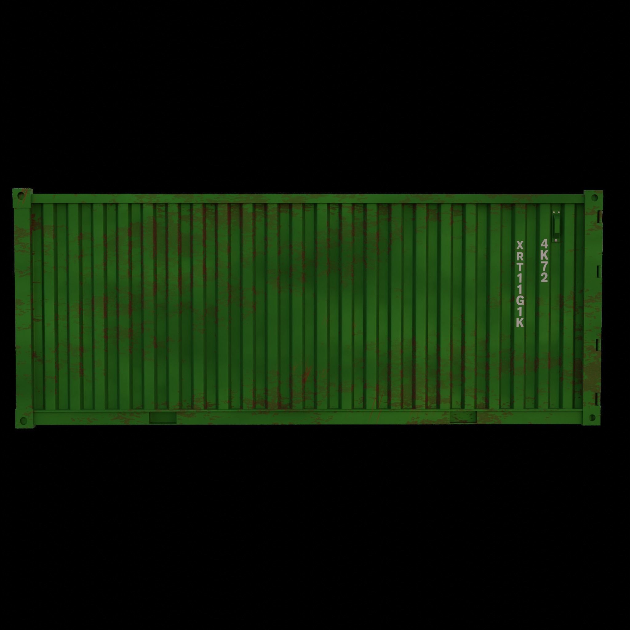 Shipping container 3D model_4