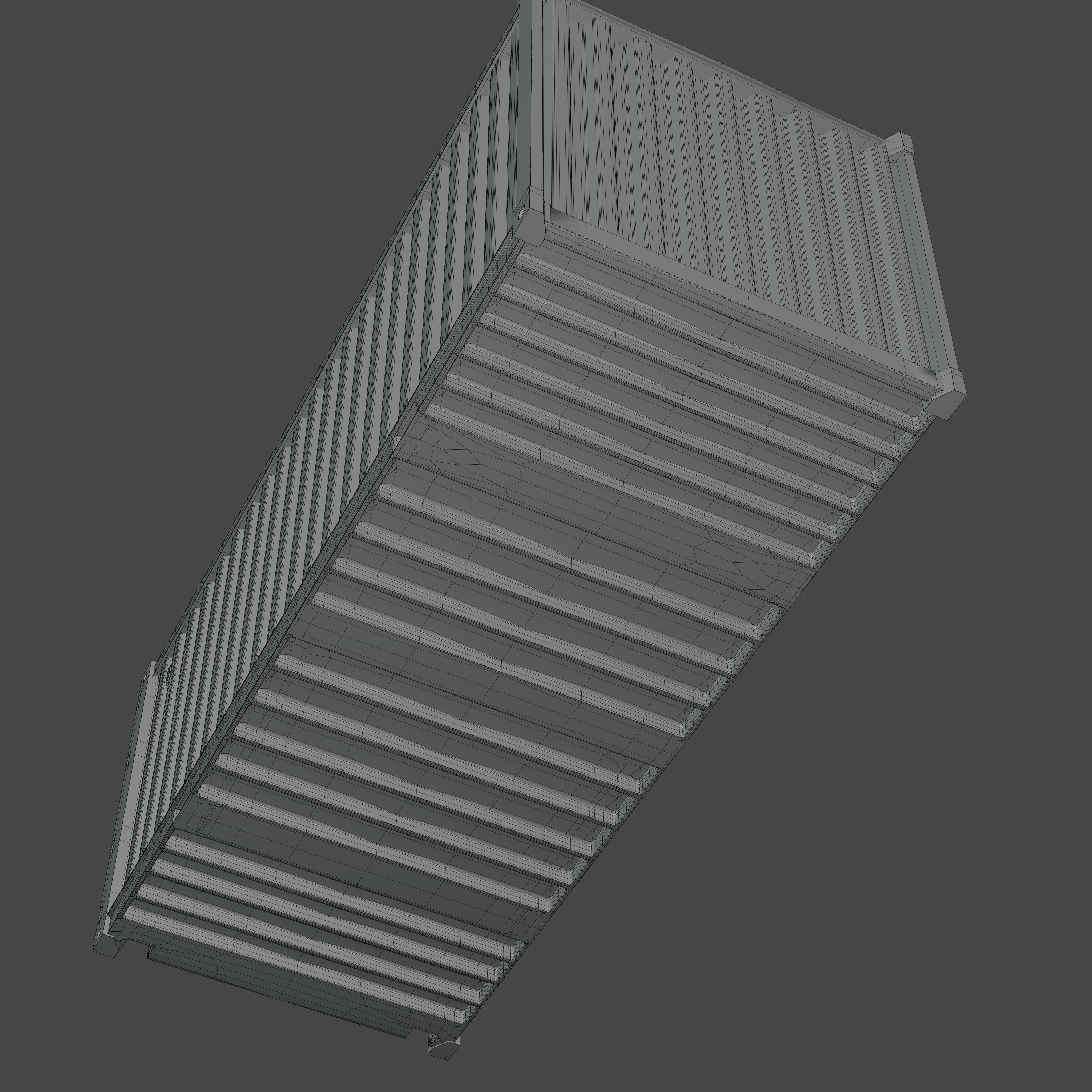 Shipping container 3D model_11