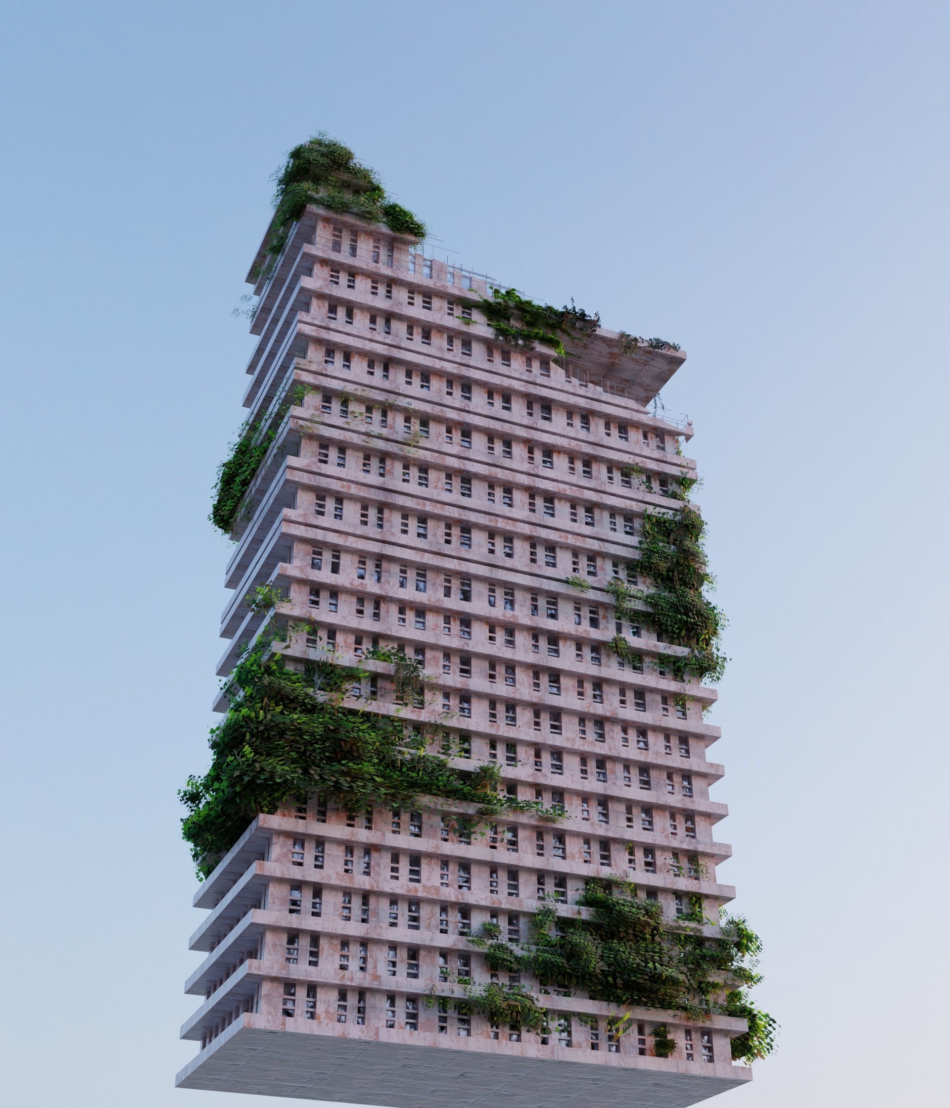 Apocalyptic City 3D model_9