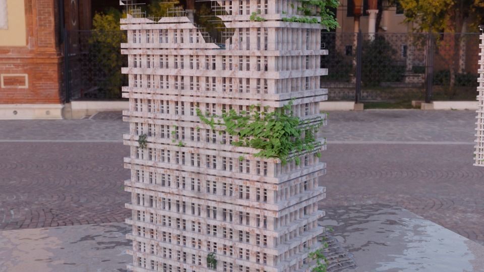 Apocalyptic City 3D model_3