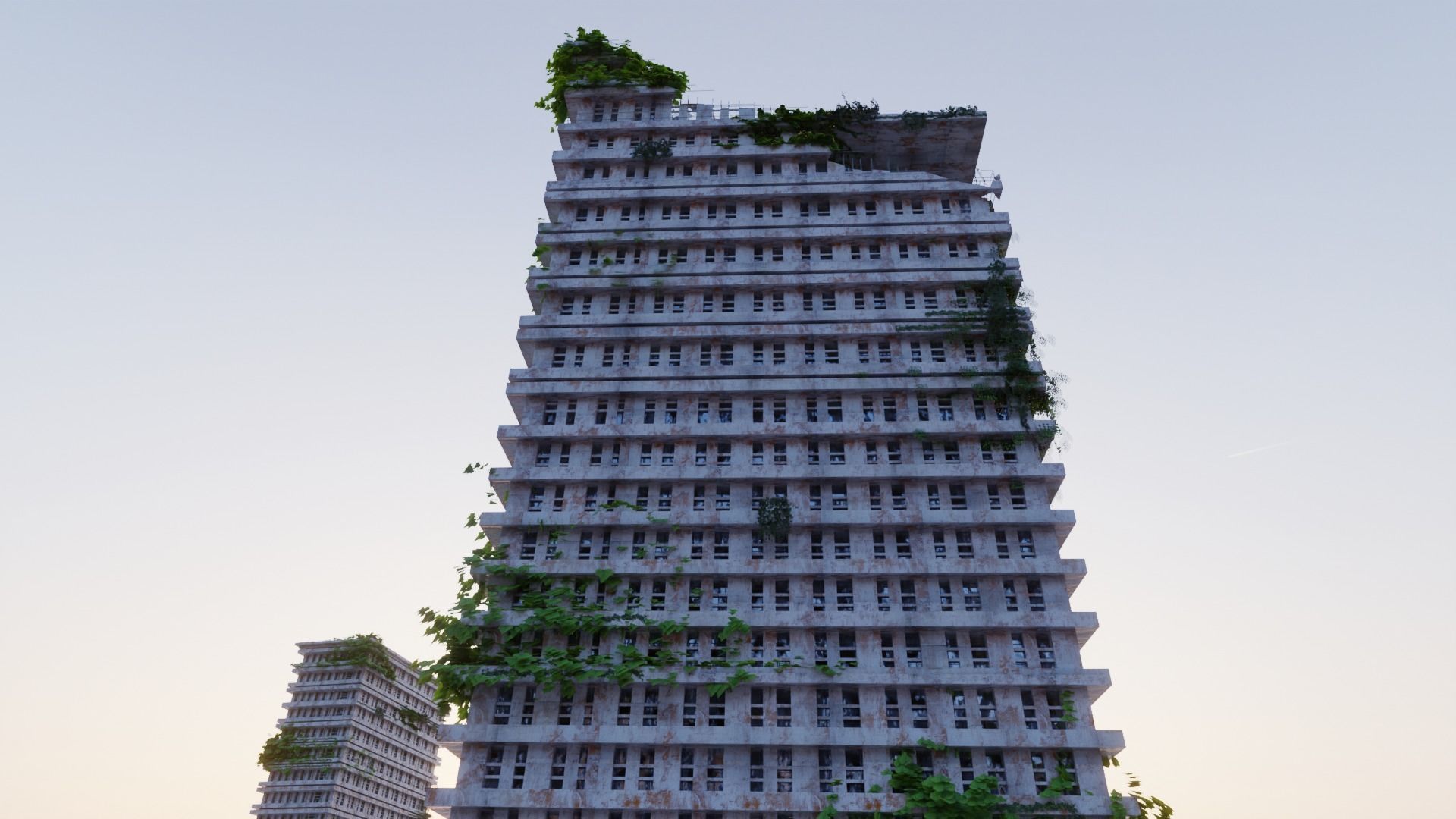 Apocalyptic City 3D model_7