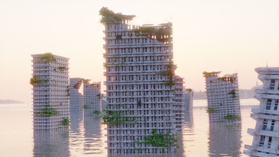 Apocalyptic City 3D model_4