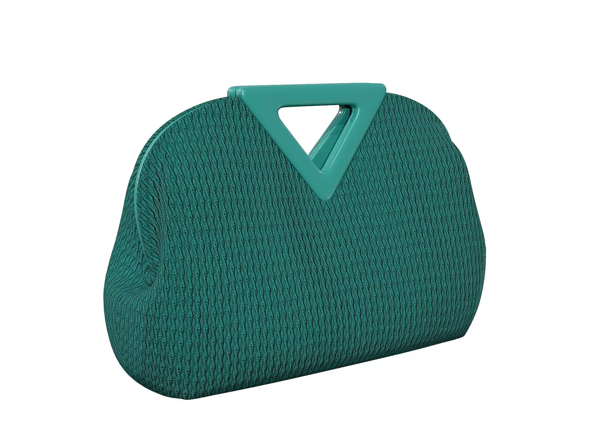 Bottega Veneta Medium Point Bag Mallard Fabric Low-poly 3D model_0