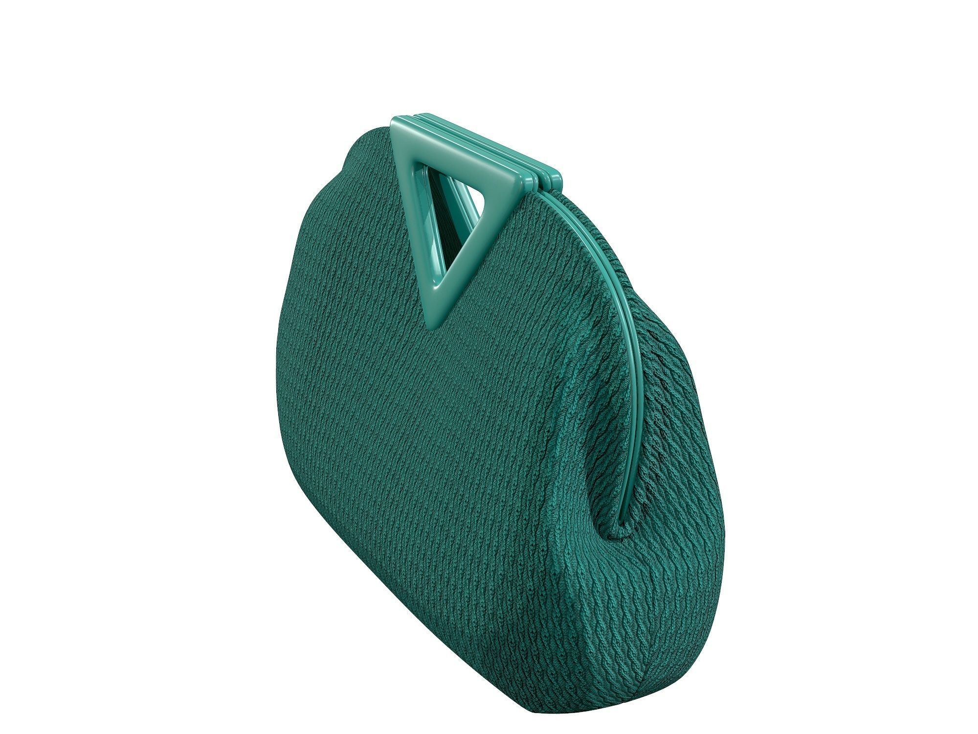 Bottega Veneta Medium Point Bag Mallard Fabric Low-poly 3D model_2