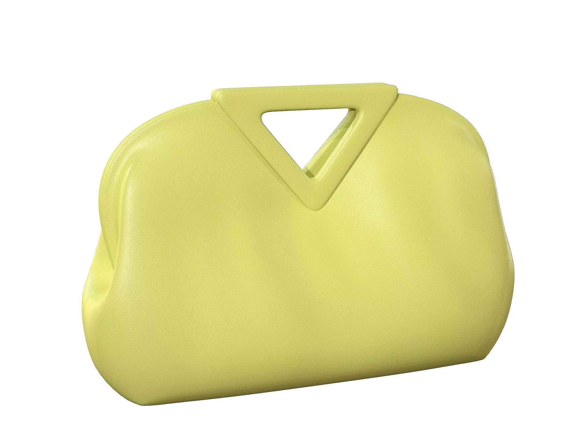 Bottega Veneta Medium Point Bag Seagrass Leather Low-poly 3D model_0