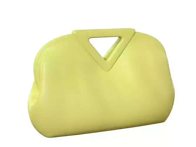 Bottega Veneta Medium Point Bag Seagrass Leather Low-poly 3D model