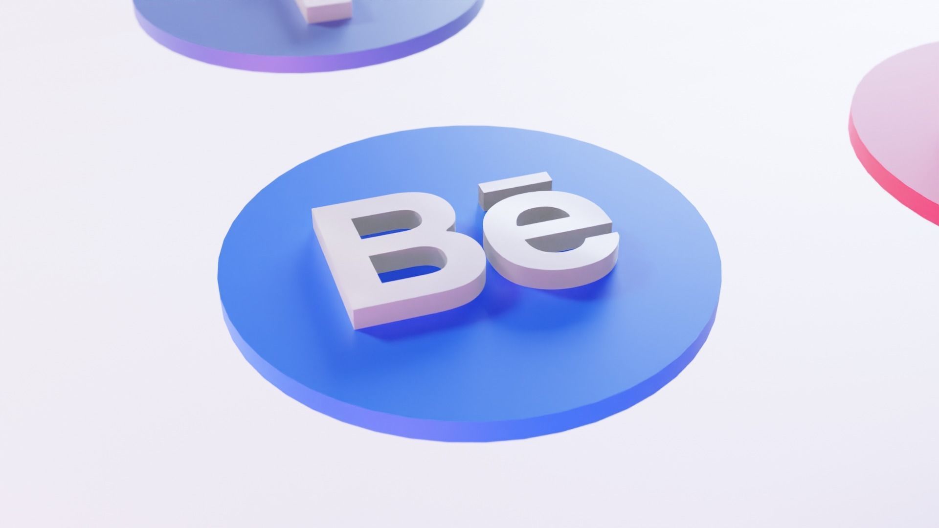 Social Media Platforms Icons 3D model_7