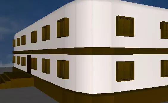 Big apartment low poly Free low-poly 3D model