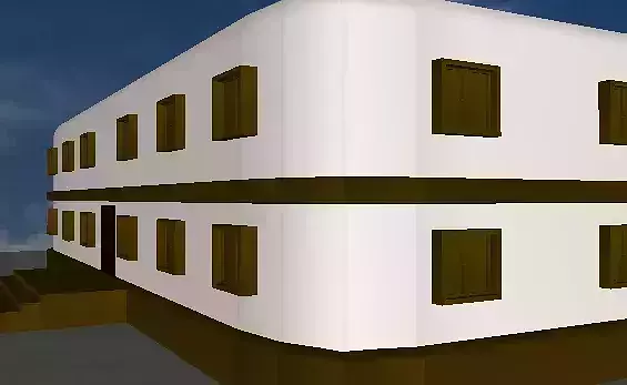 Big apartment low poly