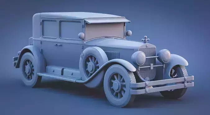 Cadillac vintage car 3D print model