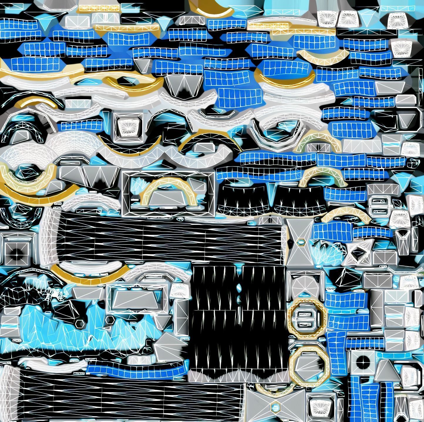 Hammer ice from fortnite Low-poly 3D model_2