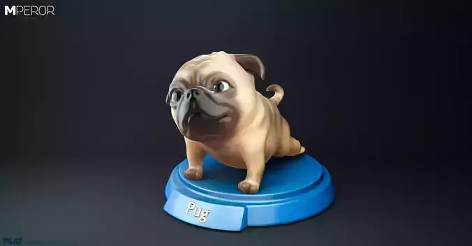 Pug Model statue of dog