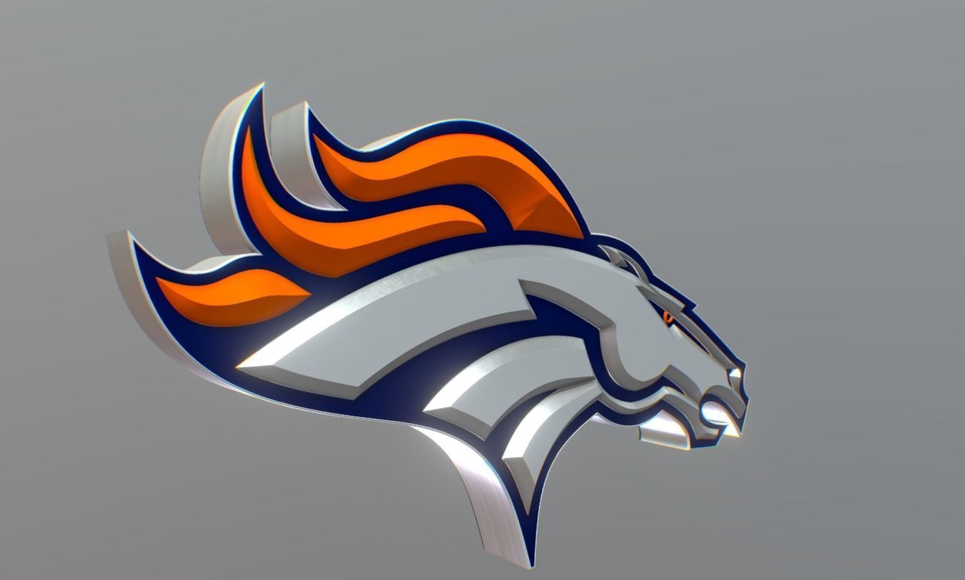 Denver Broncos 3D model | CGTrader