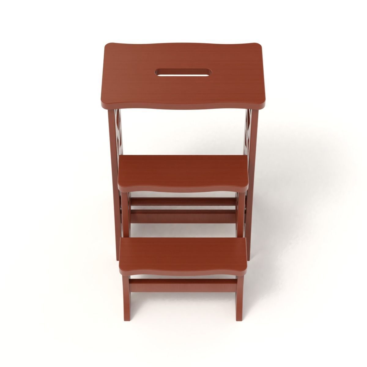 Step Stool Chair V3 3D model_6
