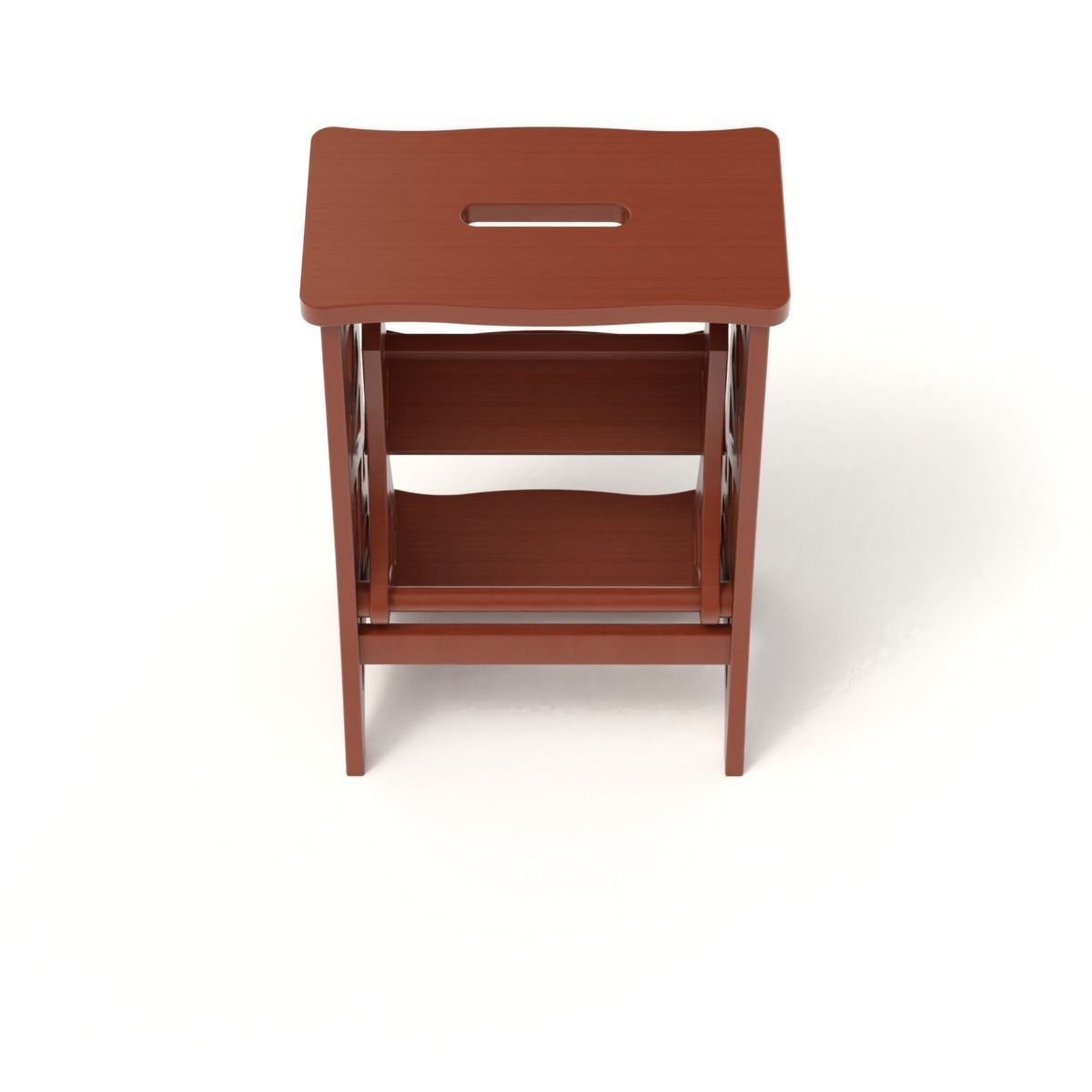 Step Stool Chair V3 3D model_7