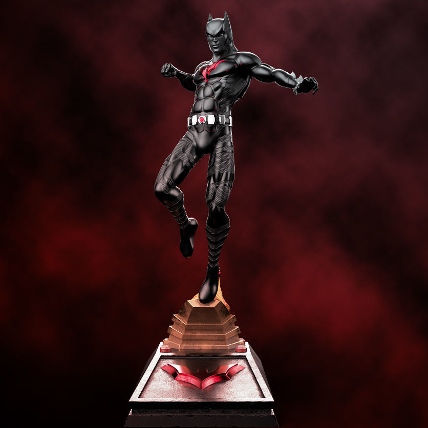 Fanart BATMAN BEYOND - Statue 3D print model_3
