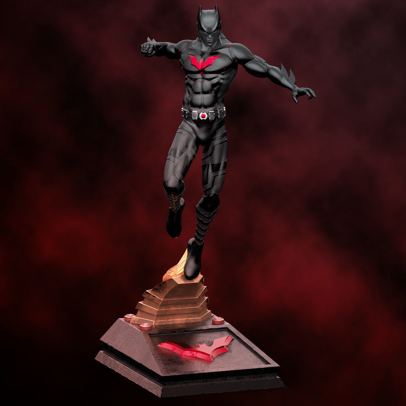 Fanart BATMAN BEYOND - Statue 3D print model_13