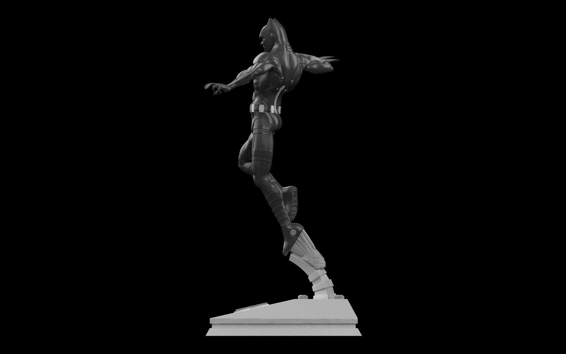 Fanart BATMAN BEYOND - Statue 3D print model_14