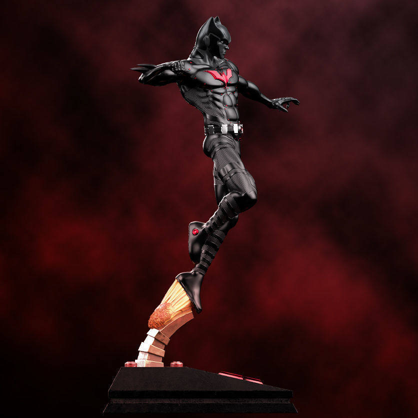 Fanart BATMAN BEYOND - Statue 3D print model_11