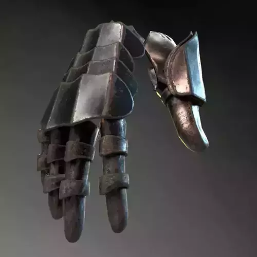 Warrior Hand Armor Model