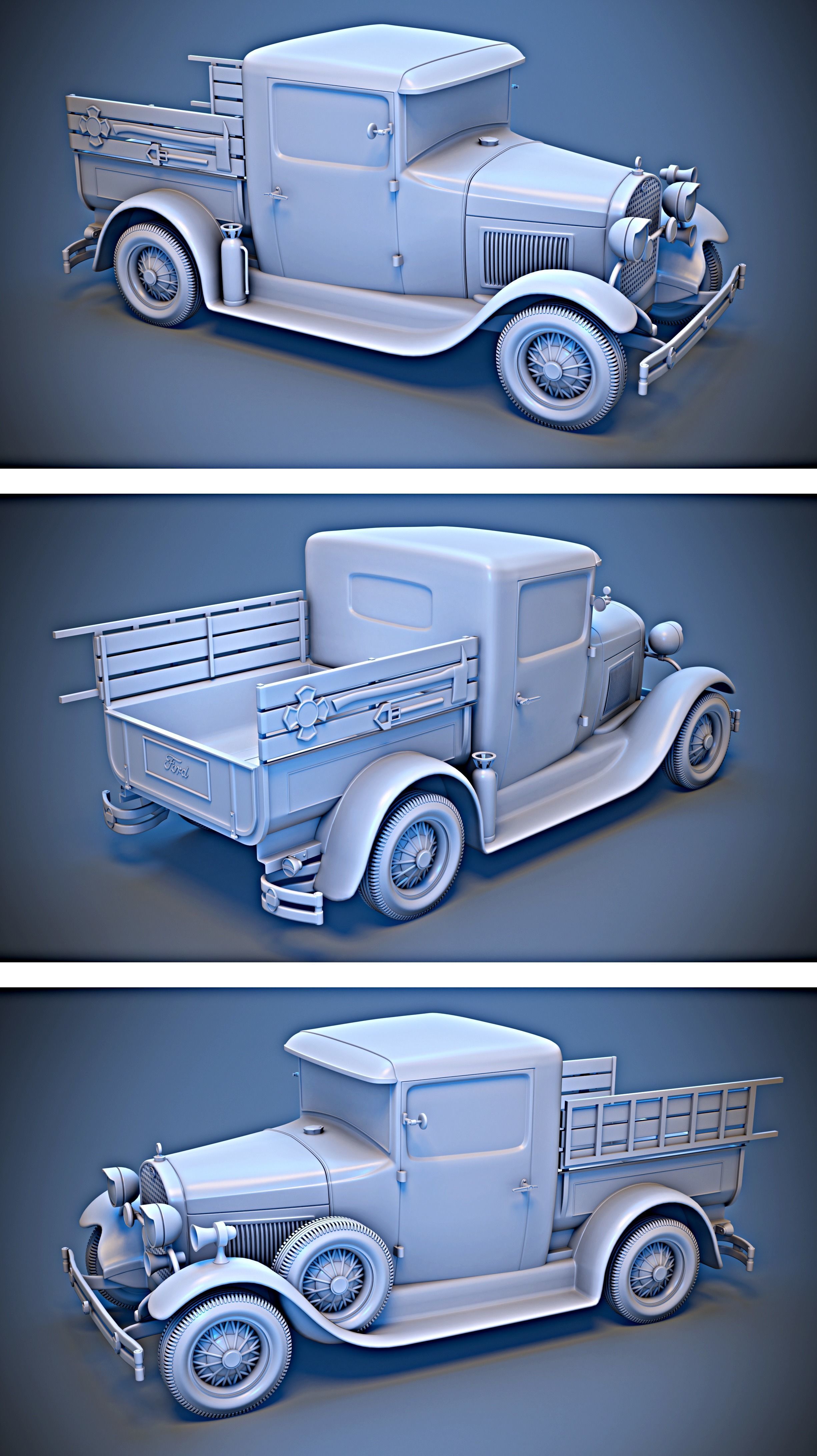 Rare car 3D print model_3
