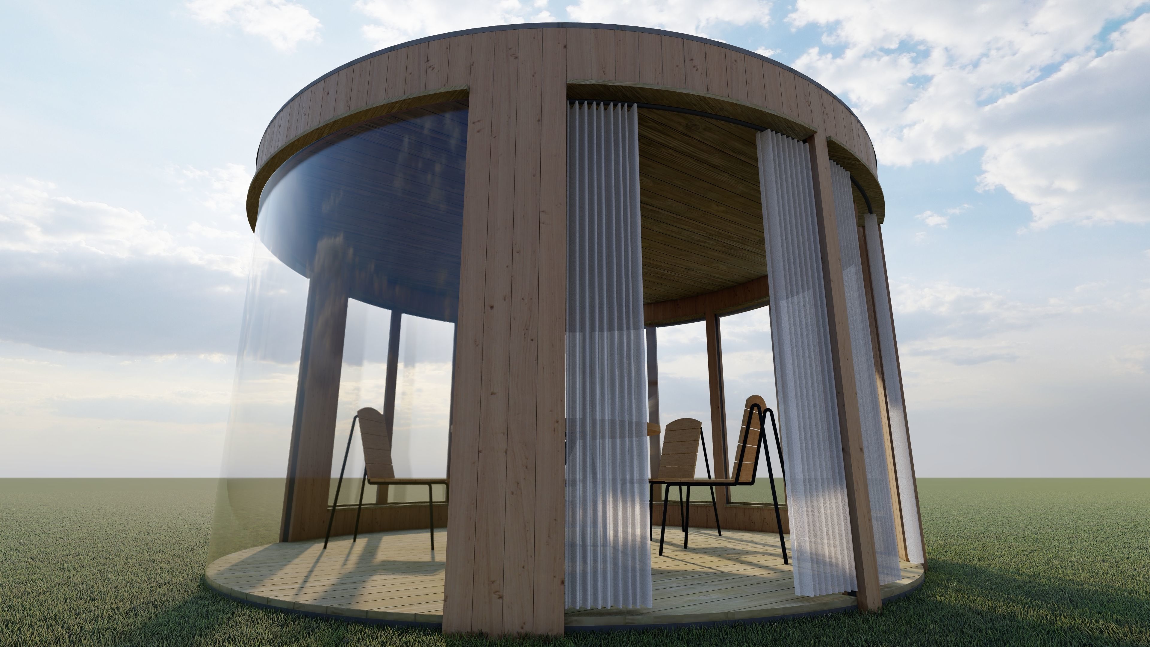 Pavilion Coliseum 3D model_3