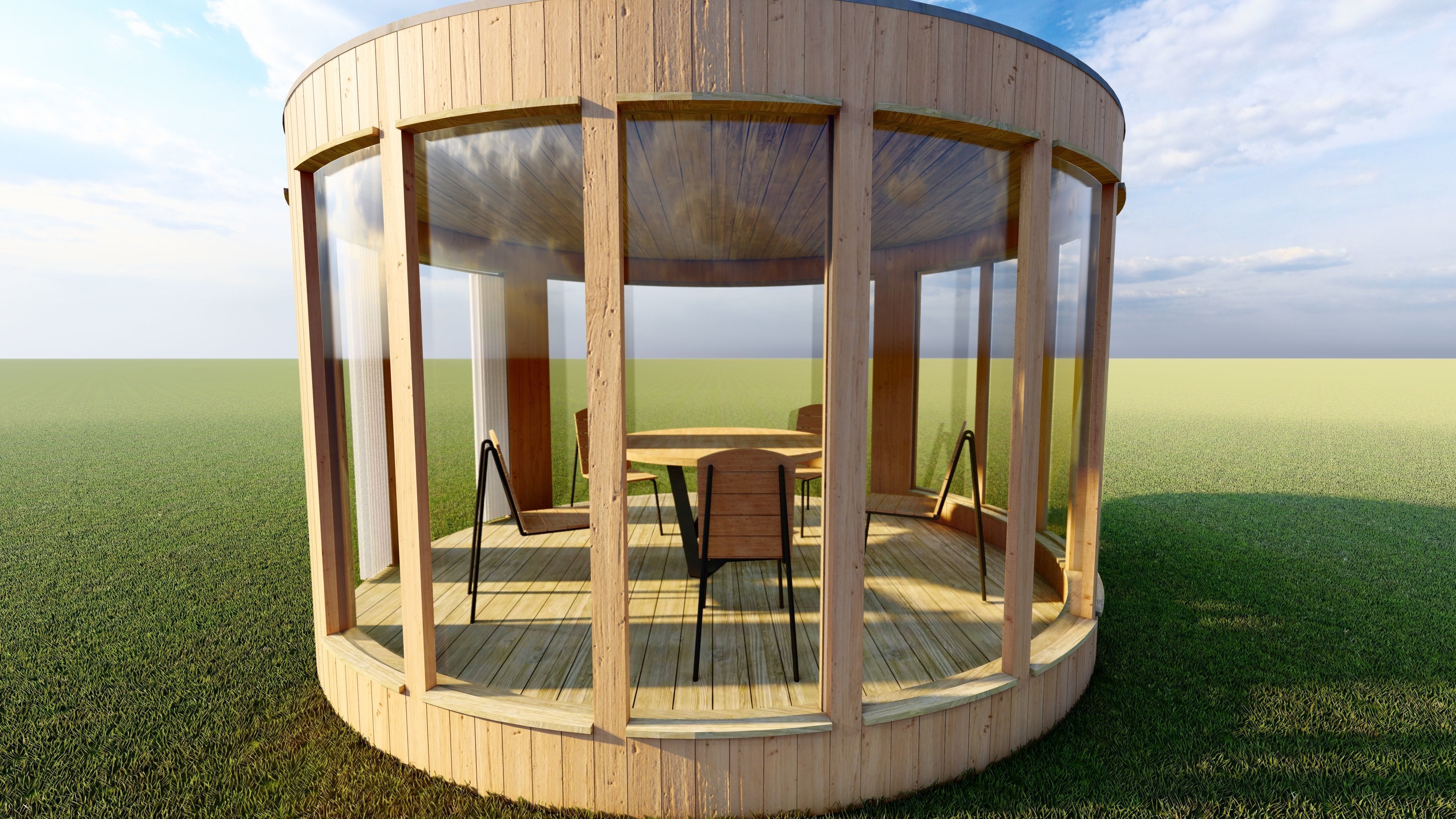 Pavilion Coliseum 3D model_2