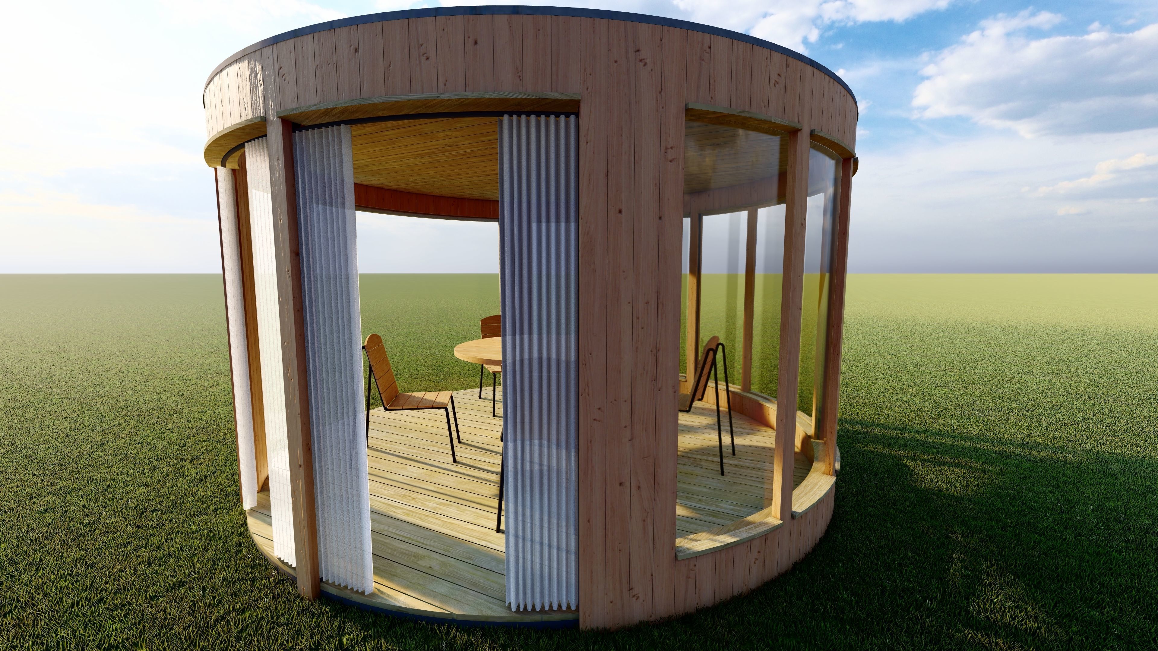 Pavilion Coliseum 3D model_1