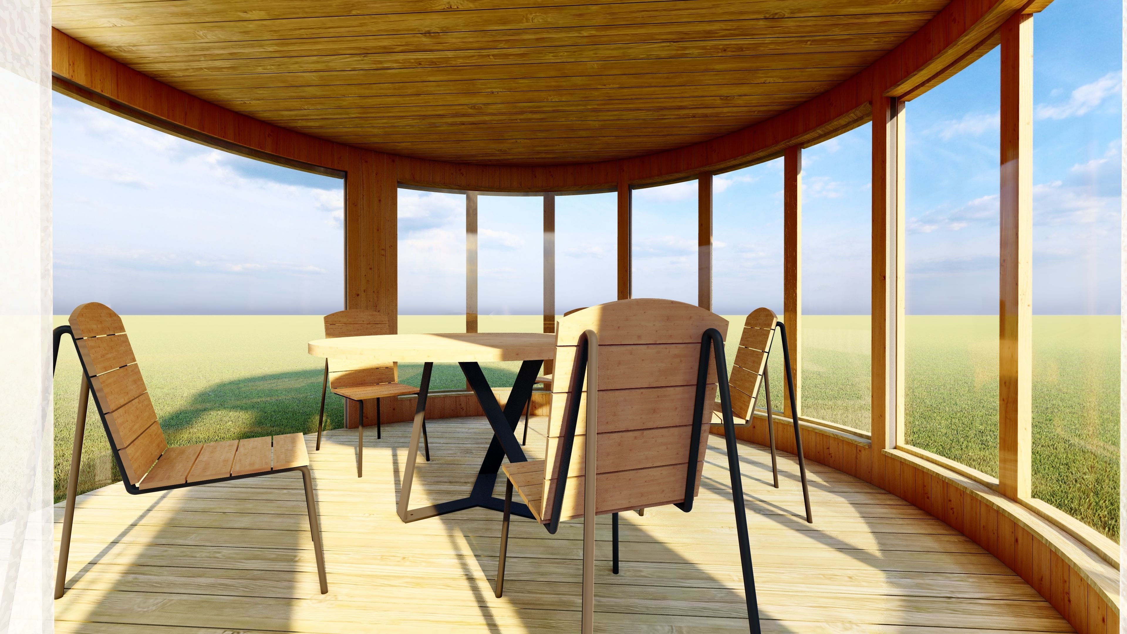 Pavilion Coliseum 3D model_4