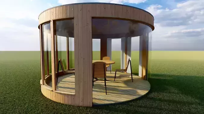 Pavilion Coliseum 3D model Pavilion Coliseum 3D model