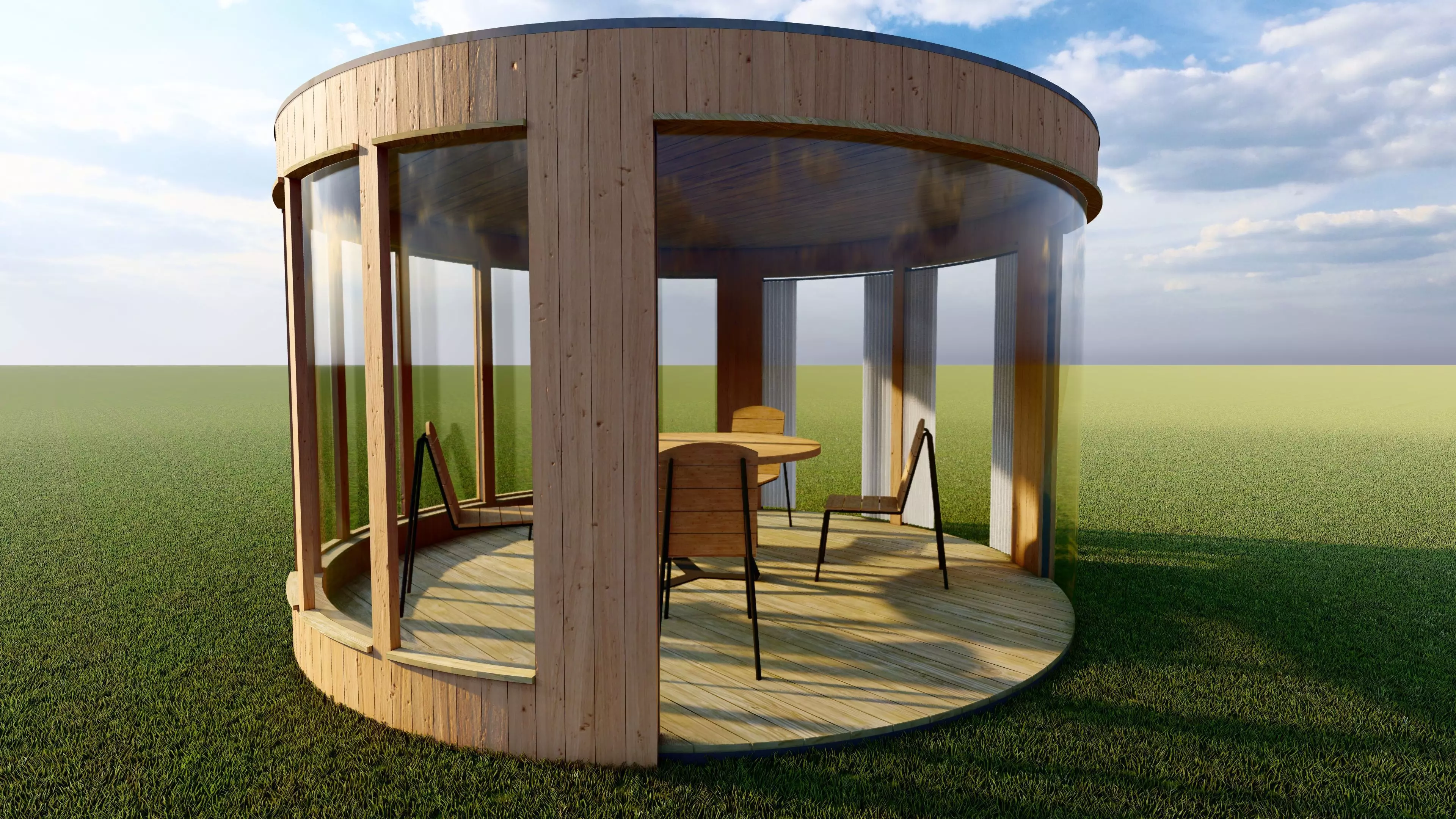 Pavilion Coliseum 3D model_0