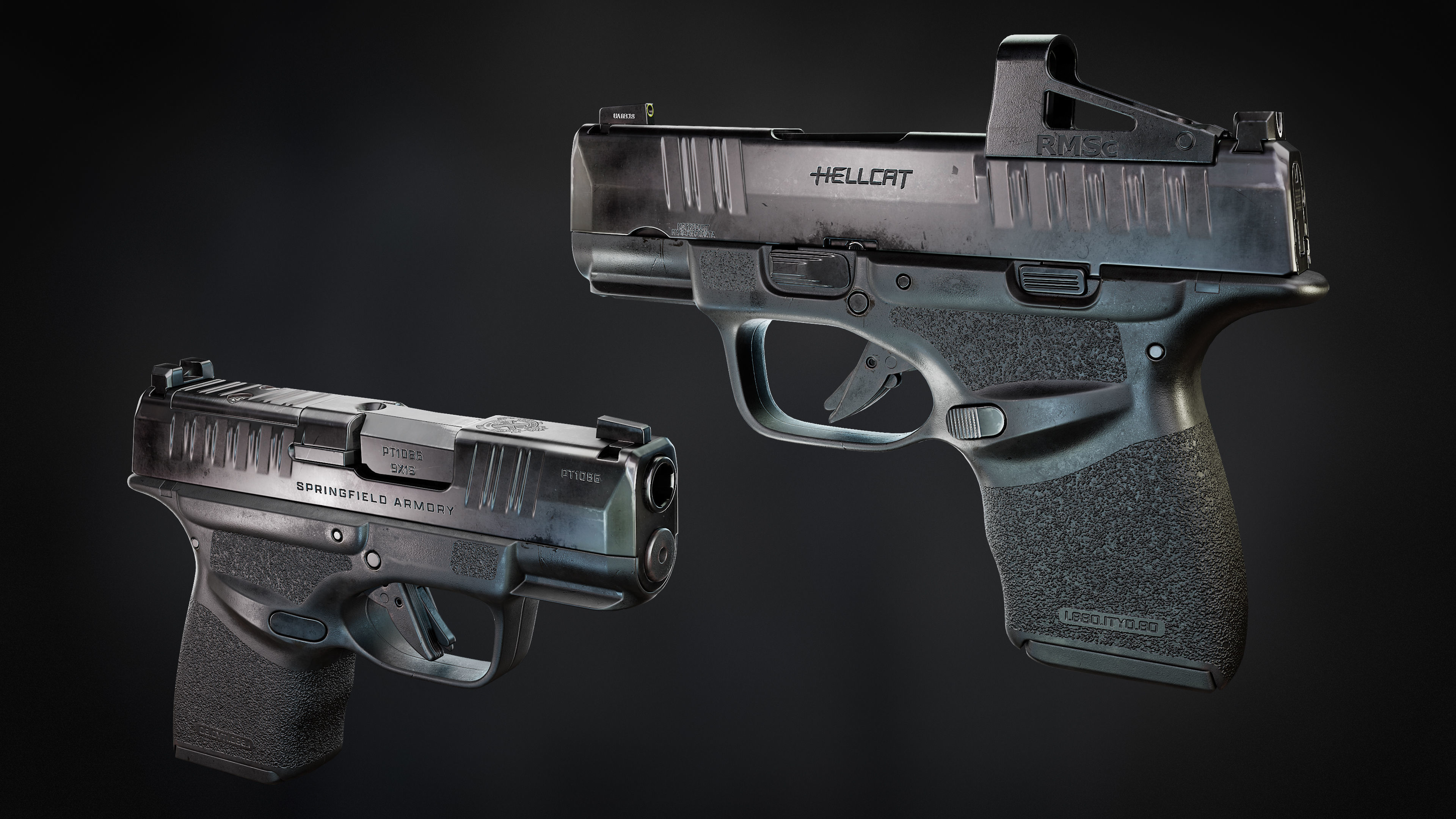 Hellcat PT1086 Low-poly 3D model_4